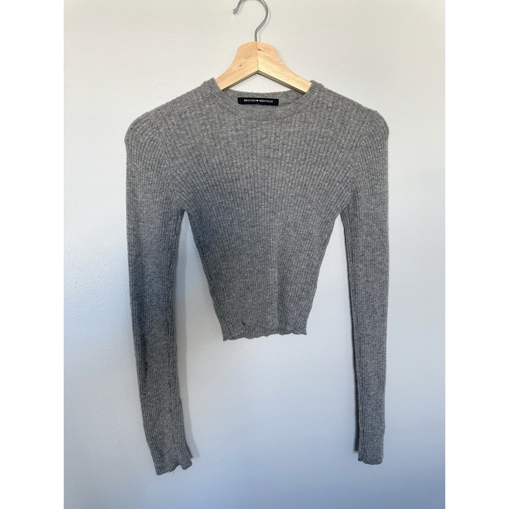 Wool-blend Brandy Melville Cropped Sweater